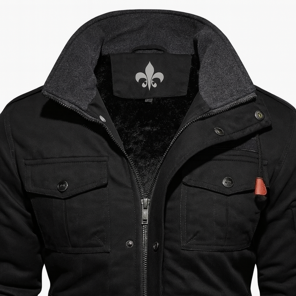 Men’s Pilot Bomber Jacket – Windproof Winter Flying Coat