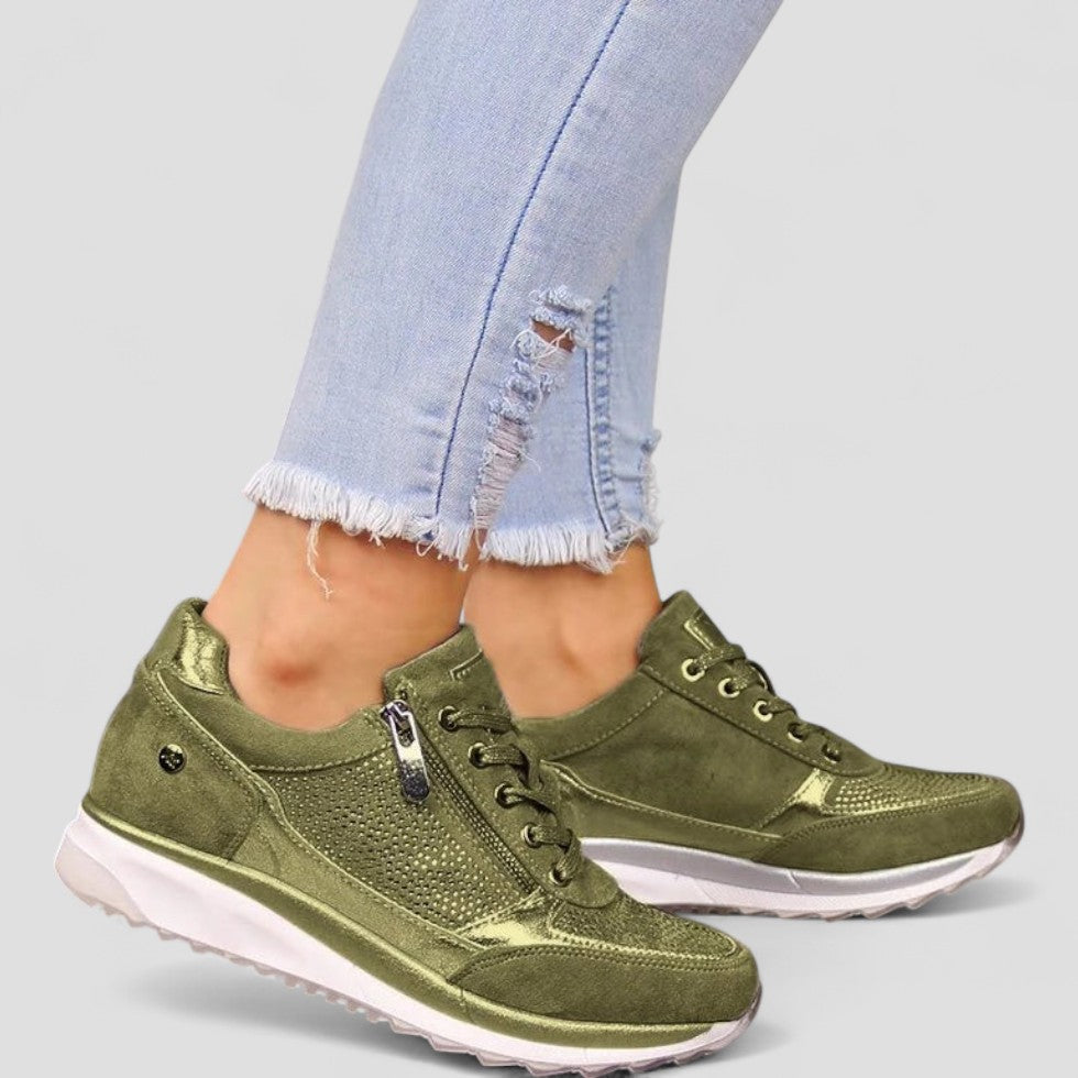 Orthopedic Lightweight Mesh Walking Trainers for Women