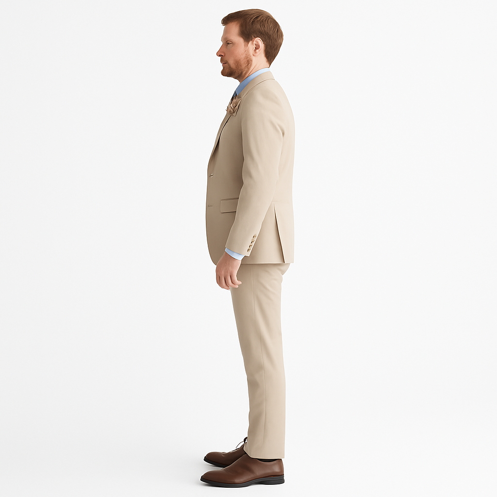 Men’s 3-Piece Suit – Tailored Waistcoat Set, Slim-Fit Formal Wear