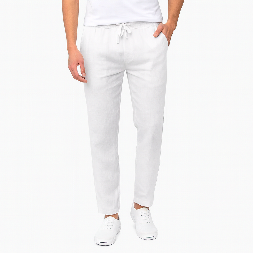 Lightweight Linen Trousers for Men – Summer Smart-Casual Pants