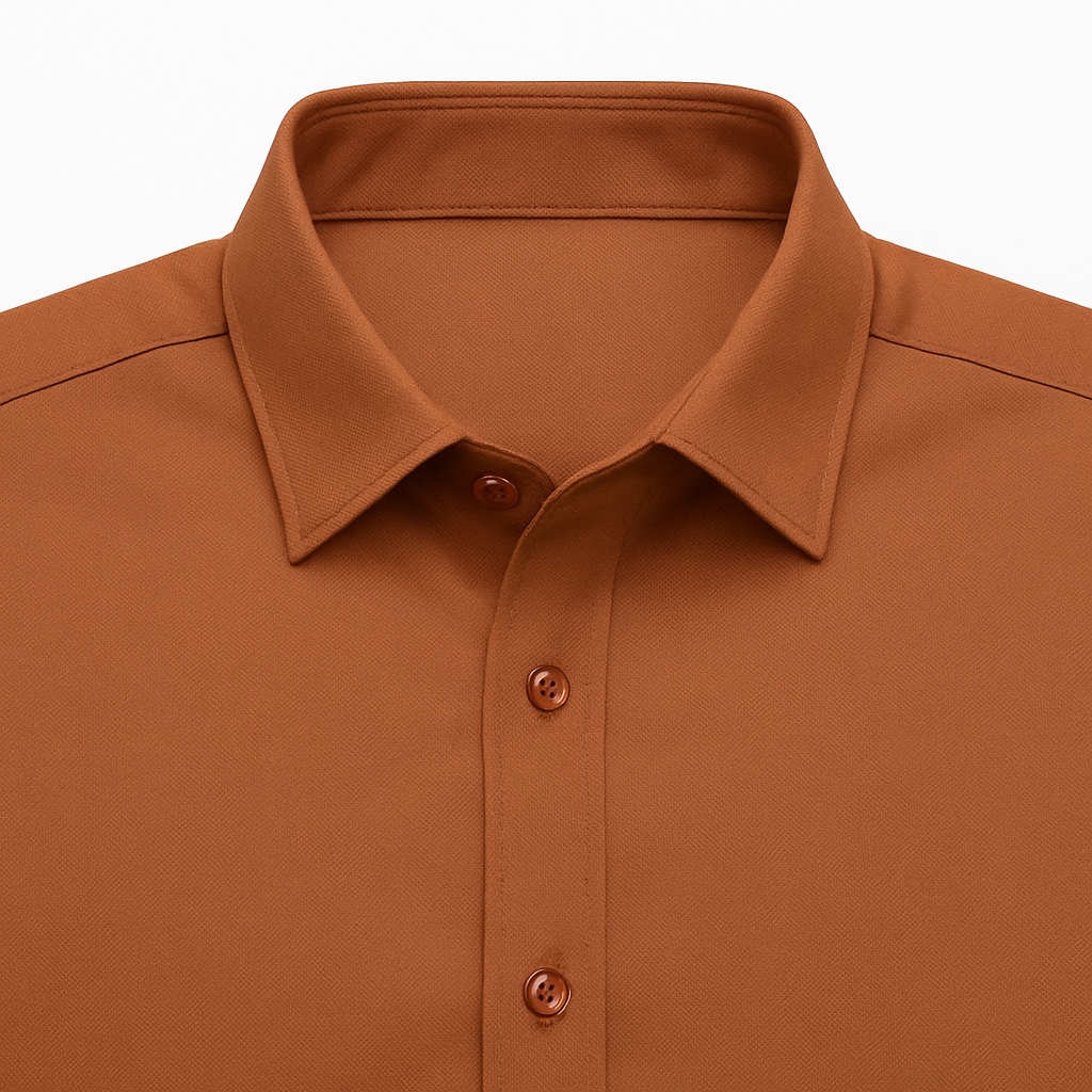 Men’s Luxury Silk Shirt – Elegant Business Casual, Breathable
