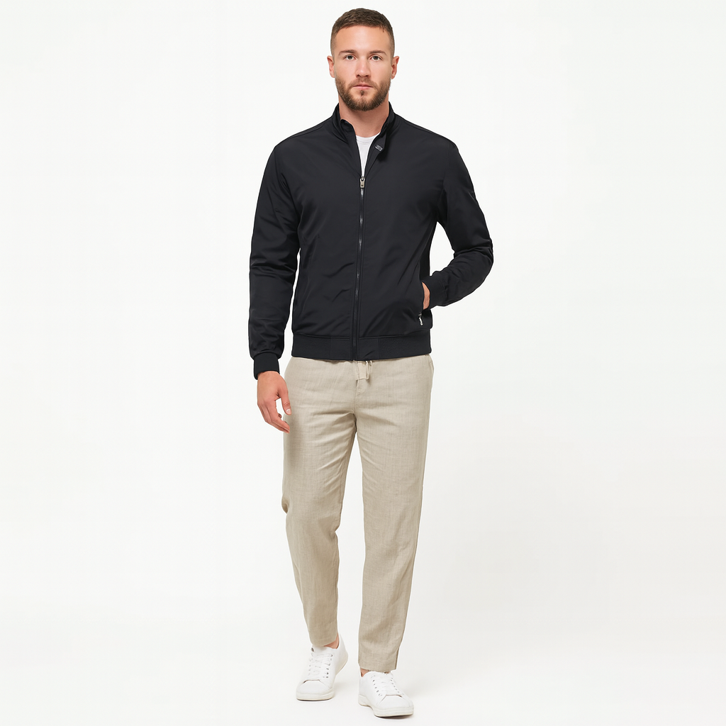 Men’s Lightweight Sport Bomber Jacket – Summer Layering