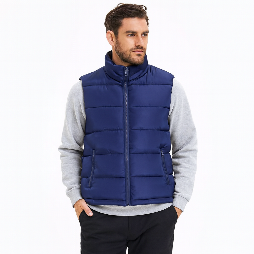 Men’s Lightweight Puffer Gilet – Smart Spring Bodywarmer