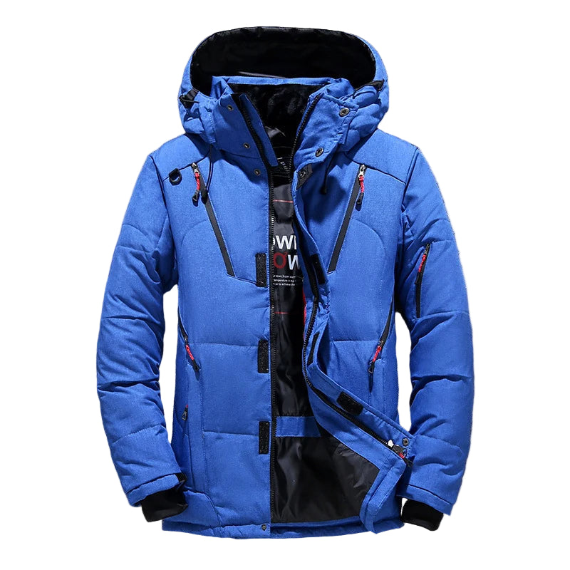 Men’s Windproof Ski Jacket – Warm Waterproof Mountain Coat
