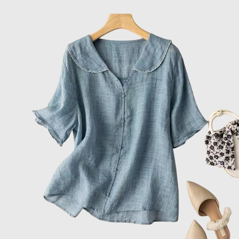 Adele Women's Blouse | Lightweight Fabric, Versatile Style 2