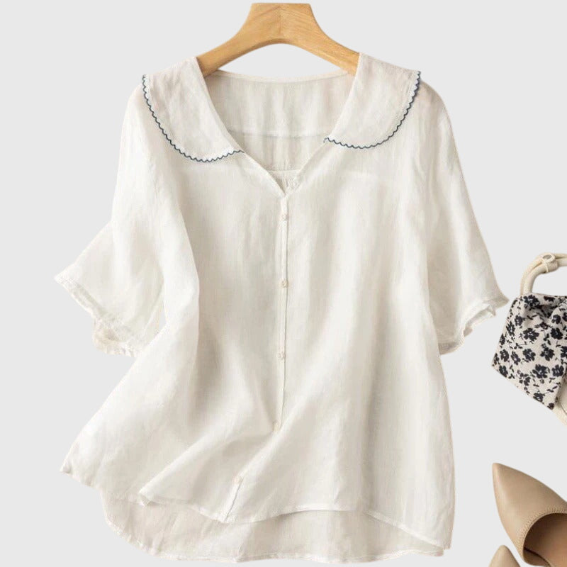 Adele Women's Blouse | Lightweight Fabric, Versatile Style 4
