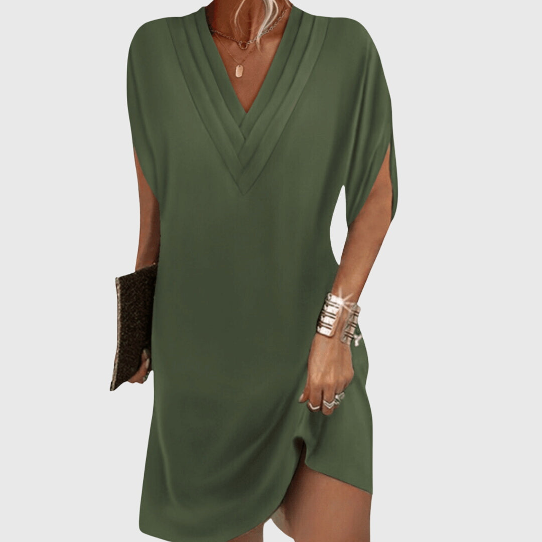 Anita Women's Dress | Tummy-Hiding Design, Flattering V-Neck, Plus Size Available 0