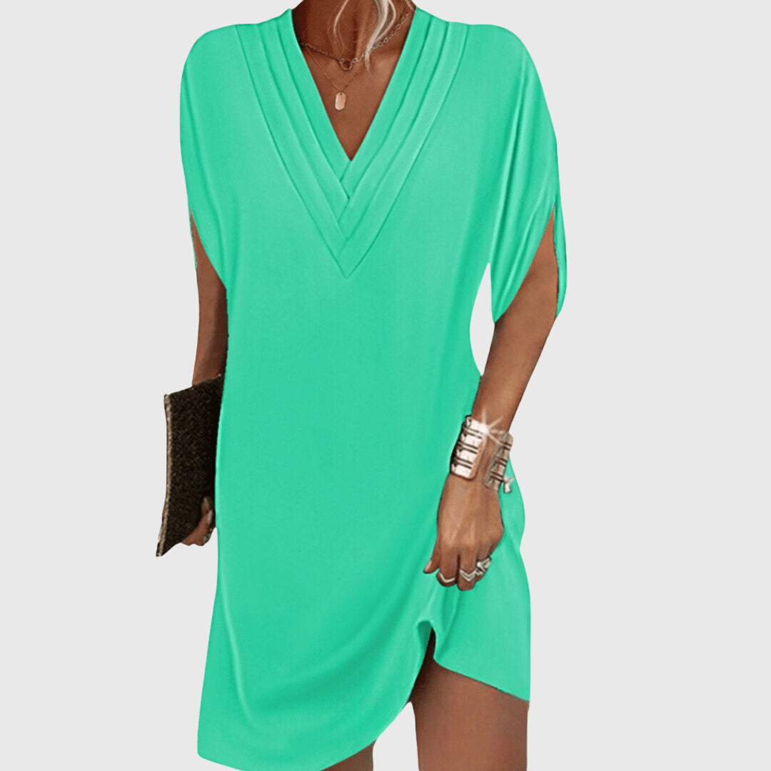 Anita Women's Dress | Tummy-Hiding Design, Flattering V-Neck, Plus Size Available 3