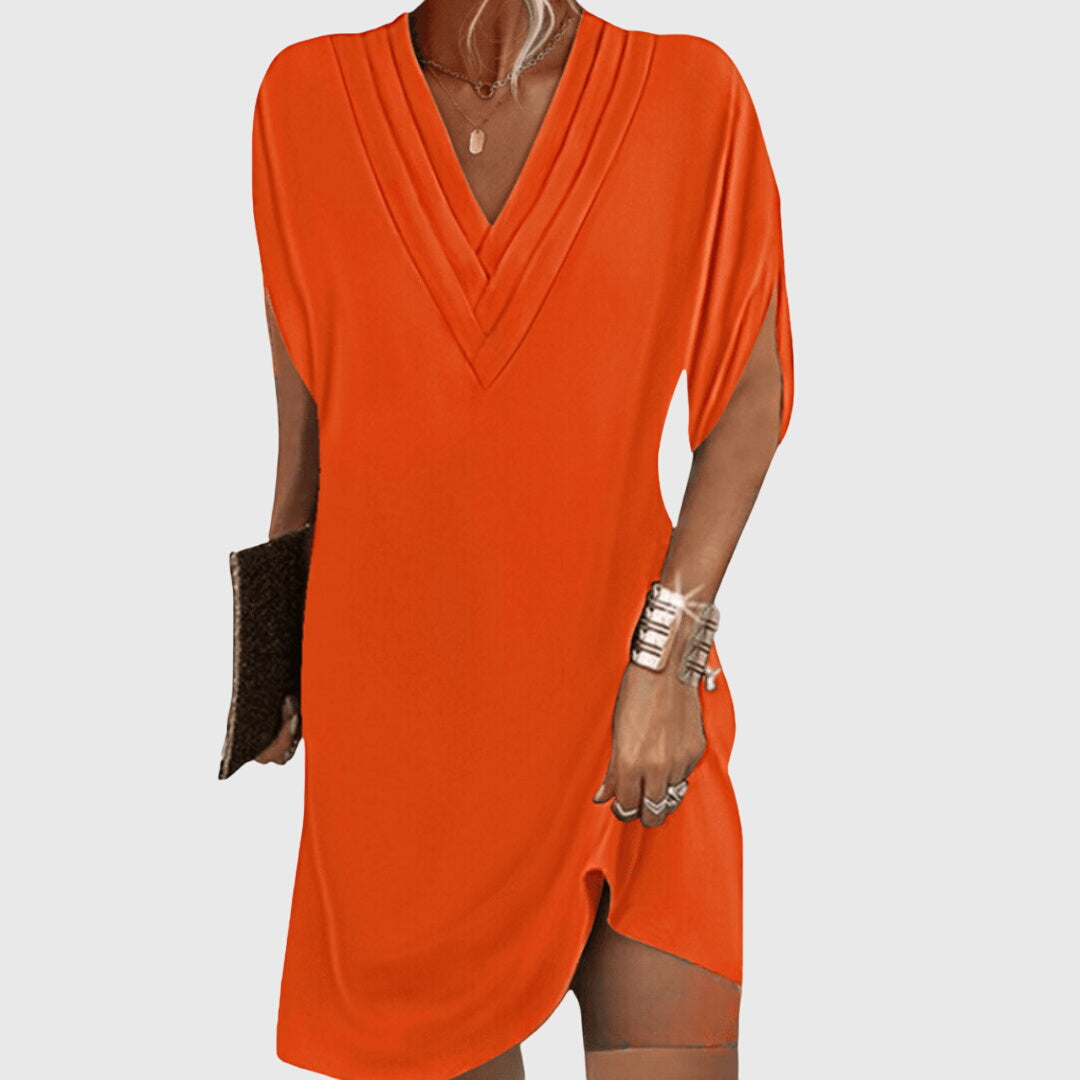 Anita Women's Dress | Tummy-Hiding Design, Flattering V-Neck, Plus Size Available 4