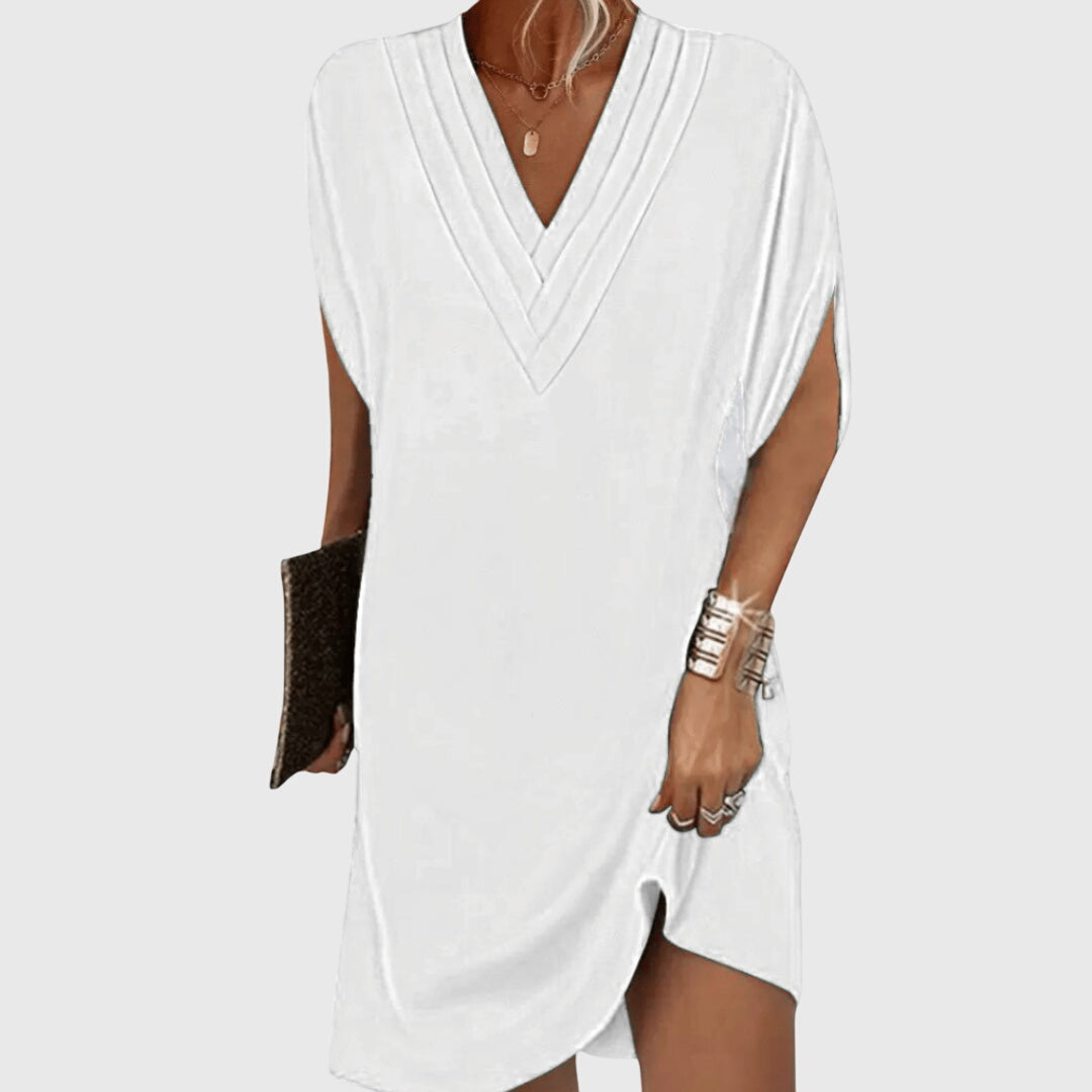 Anita Women's Dress | Tummy-Hiding Design, Flattering V-Neck, Plus Size Available 5
