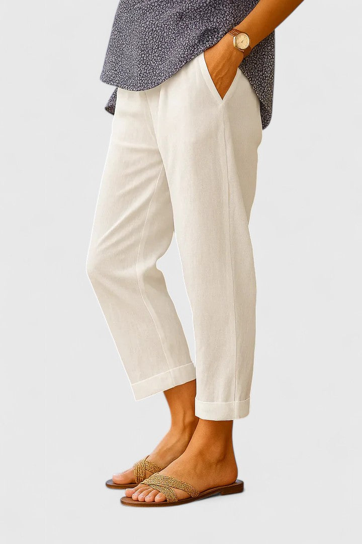 Belle Women's Pants | Lightweight Relaxed Fit, Breathable Summer Style 0