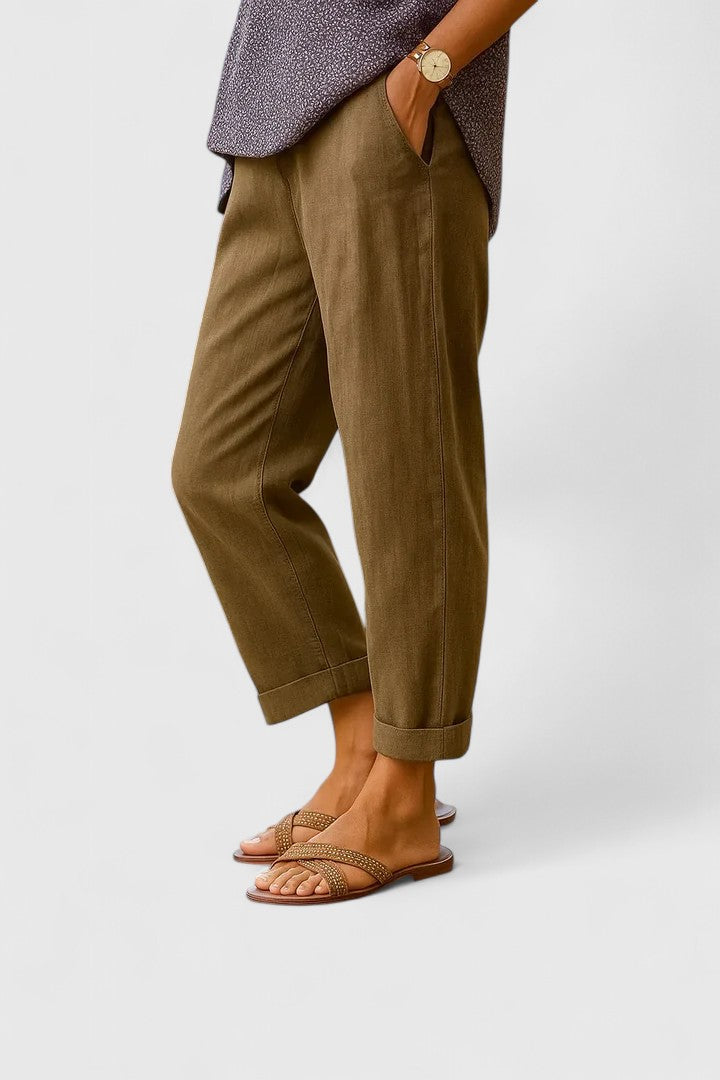 Belle Women's Pants | Lightweight Relaxed Fit, Breathable Summer Style 1