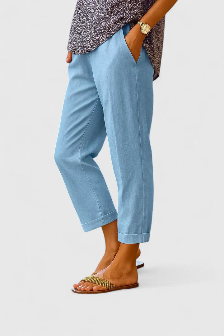 Belle Women's Pants | Lightweight Relaxed Fit, Breathable Summer Style 4