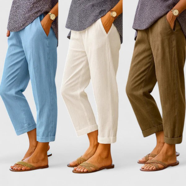Belle Women's Pants | Lightweight Relaxed Fit, Breathable Summer Style 5