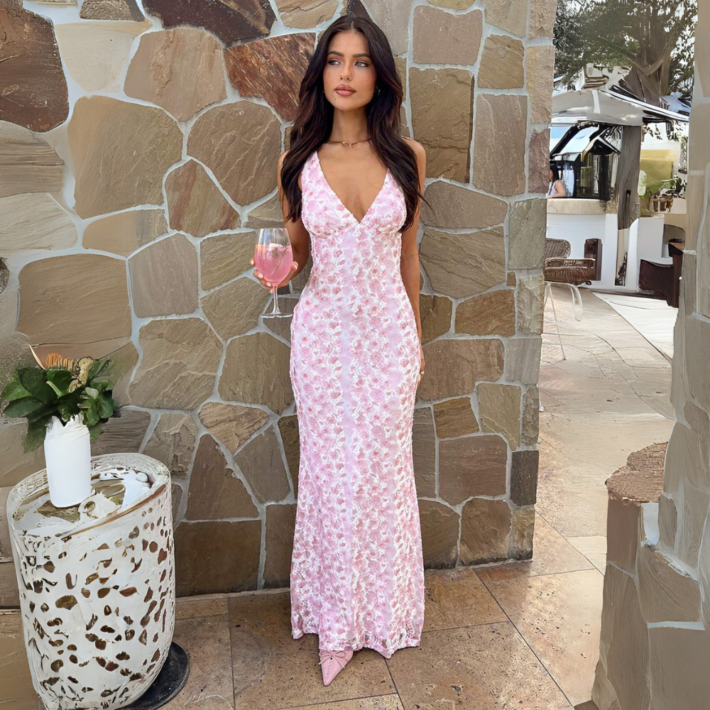 Blair Women's Dress | Floral Elegance, Formal Maxi Dress 1