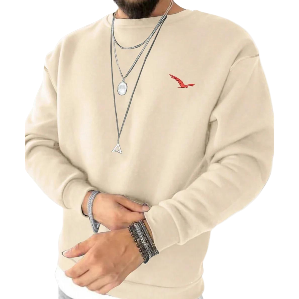 Men’s Comfy Stylish Sweatshirt – Casual Oversized Sweat Top