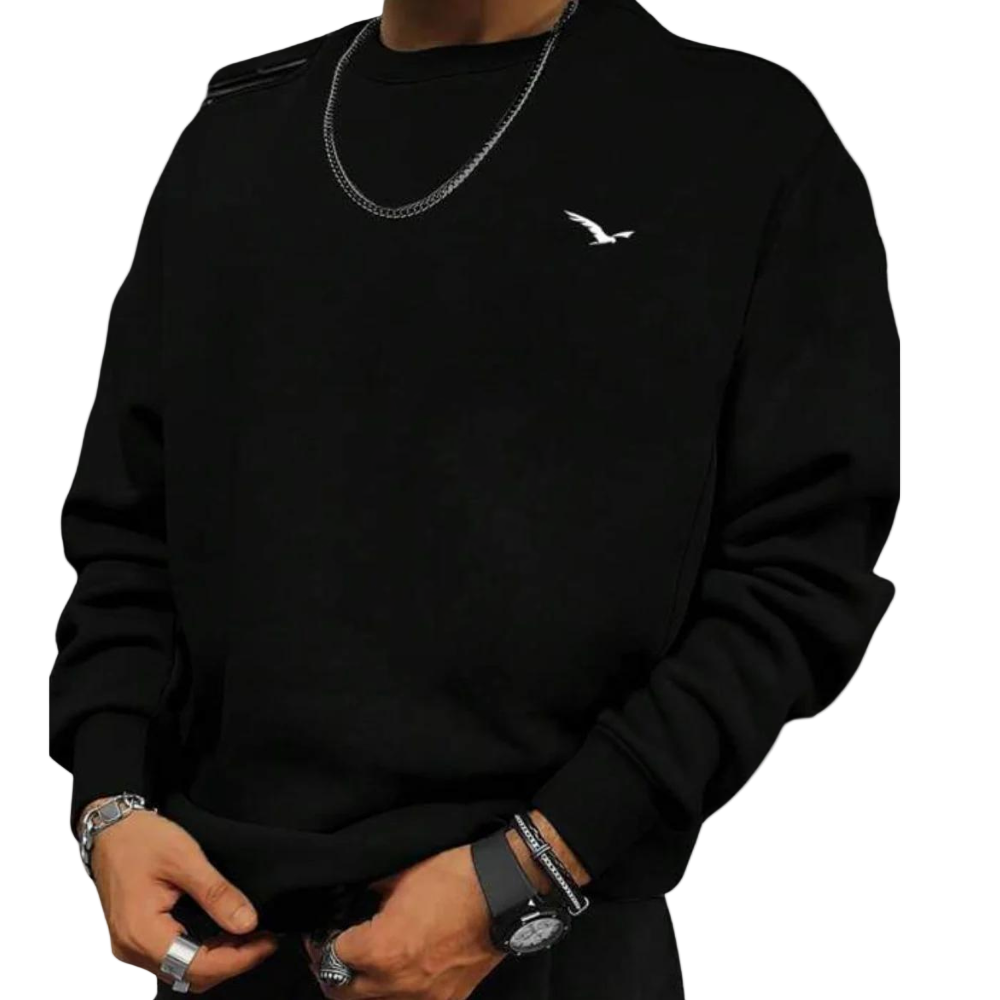 Men’s Comfy Stylish Sweatshirt – Casual Oversized Sweat Top