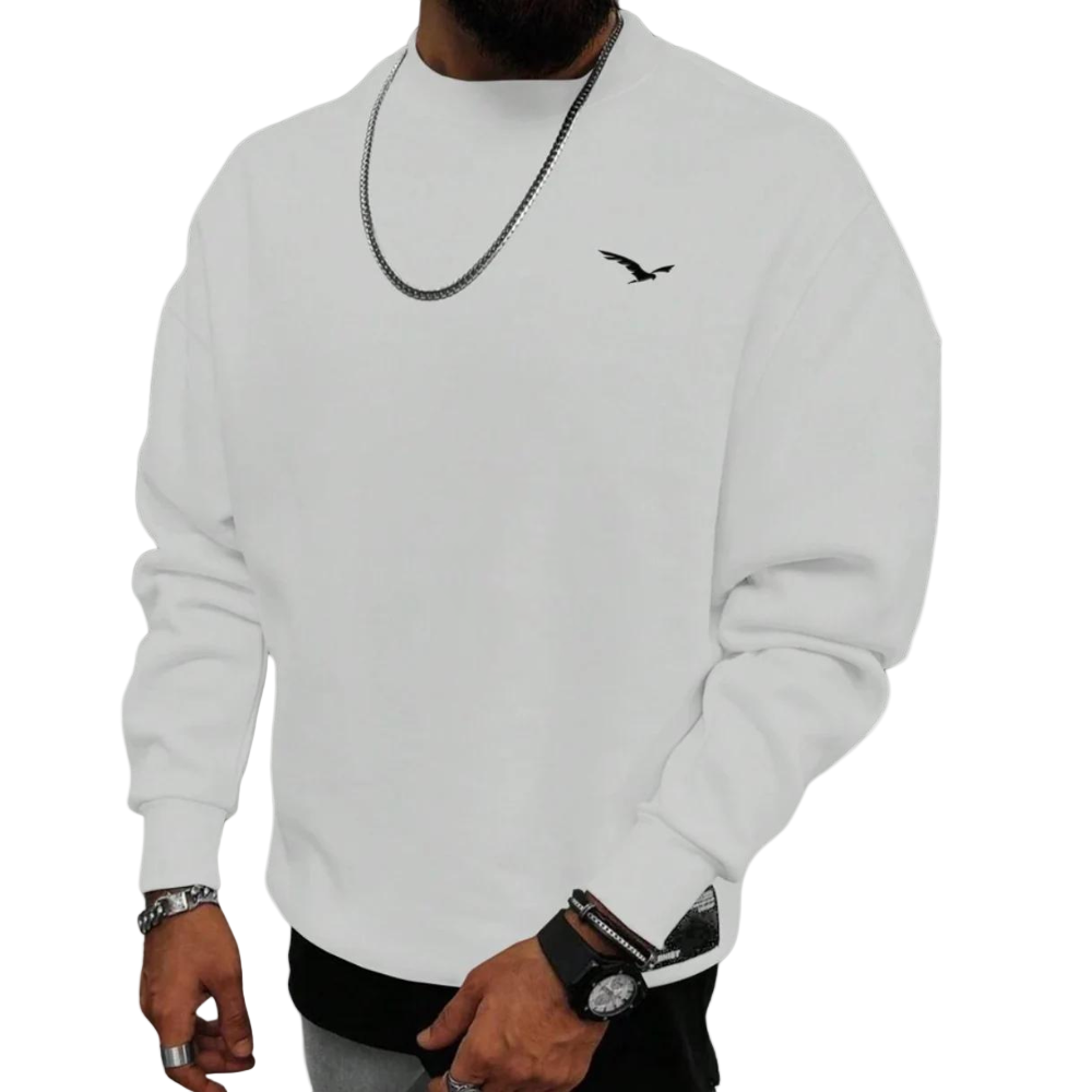 Men’s Comfy Stylish Sweatshirt – Casual Oversized Sweat Top