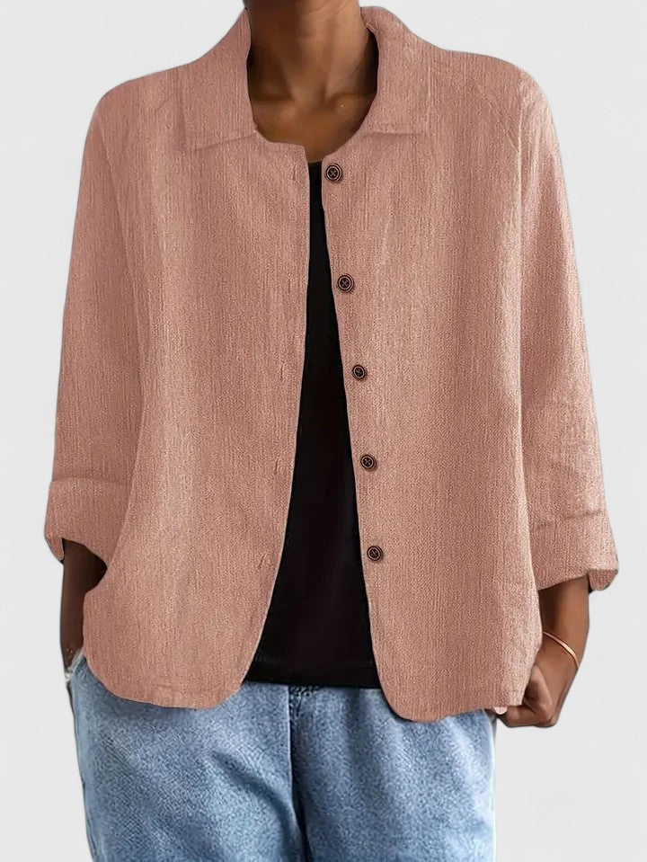 Chic Women's Blouse | Comfortable Loose Fit, Versatile Going Out Top 1