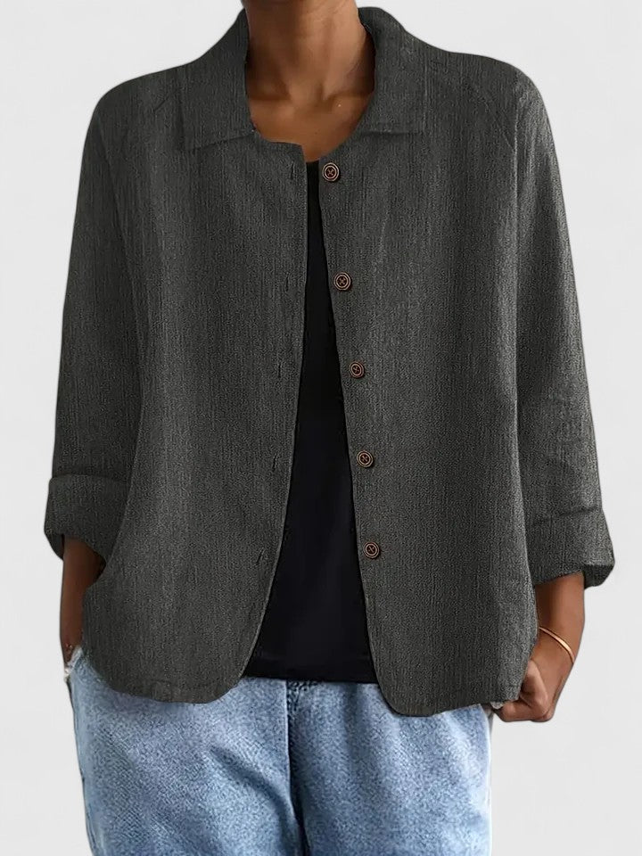 Chic Women's Blouse | Comfortable Loose Fit, Versatile Going Out Top 6