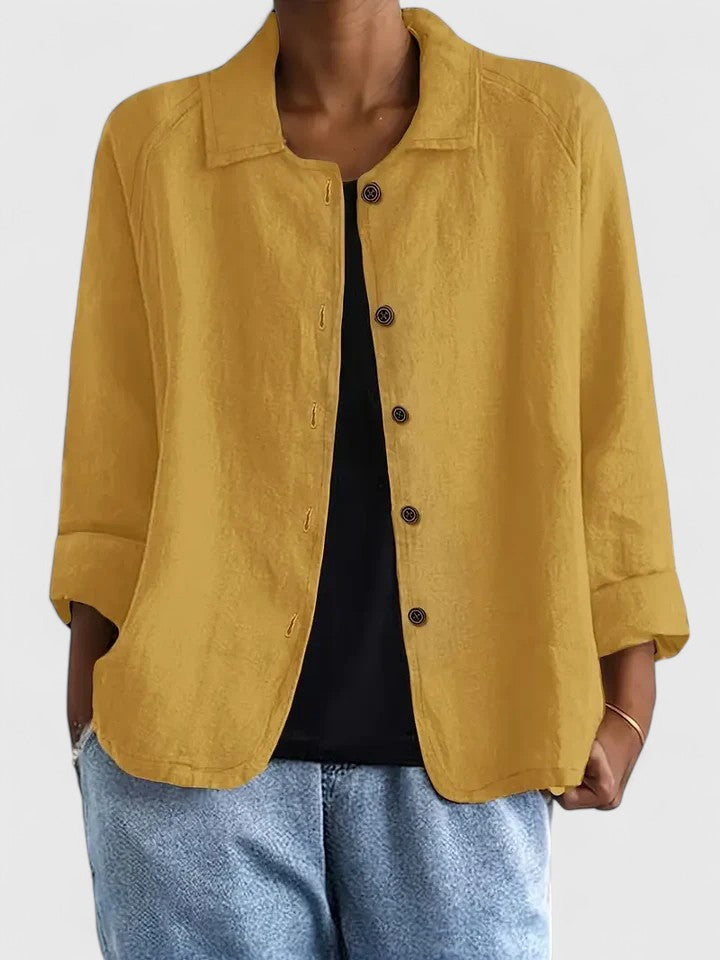 Chic Women's Blouse | Comfortable Loose Fit, Versatile Going Out Top 8