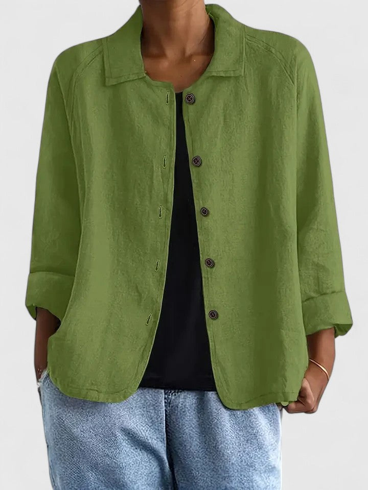 Chic Women's Blouse | Comfortable Loose Fit, Versatile Going Out Top 9