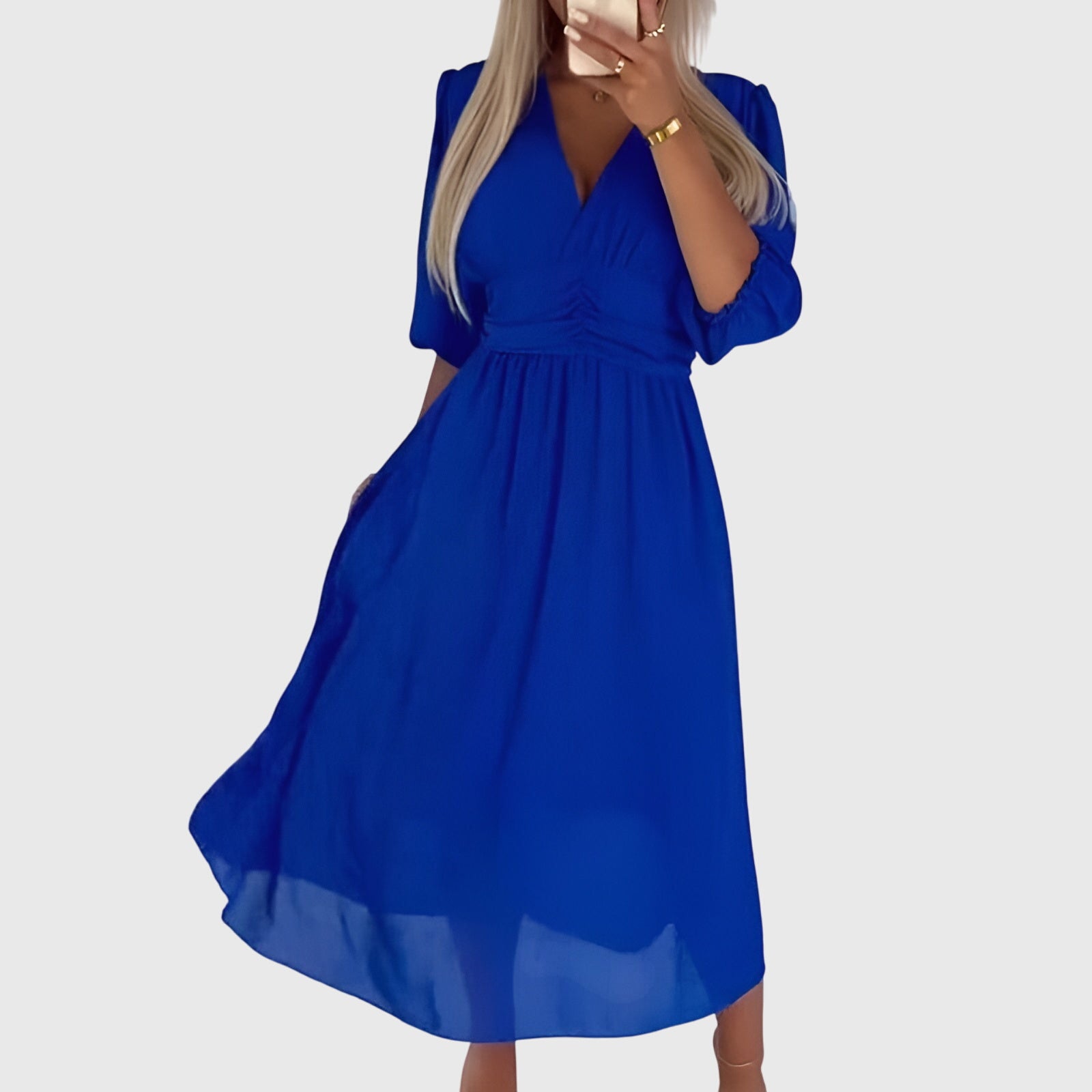 Chloe Women's Dress | Lightweight Silky Chiffon, Elegant Summer Style 1