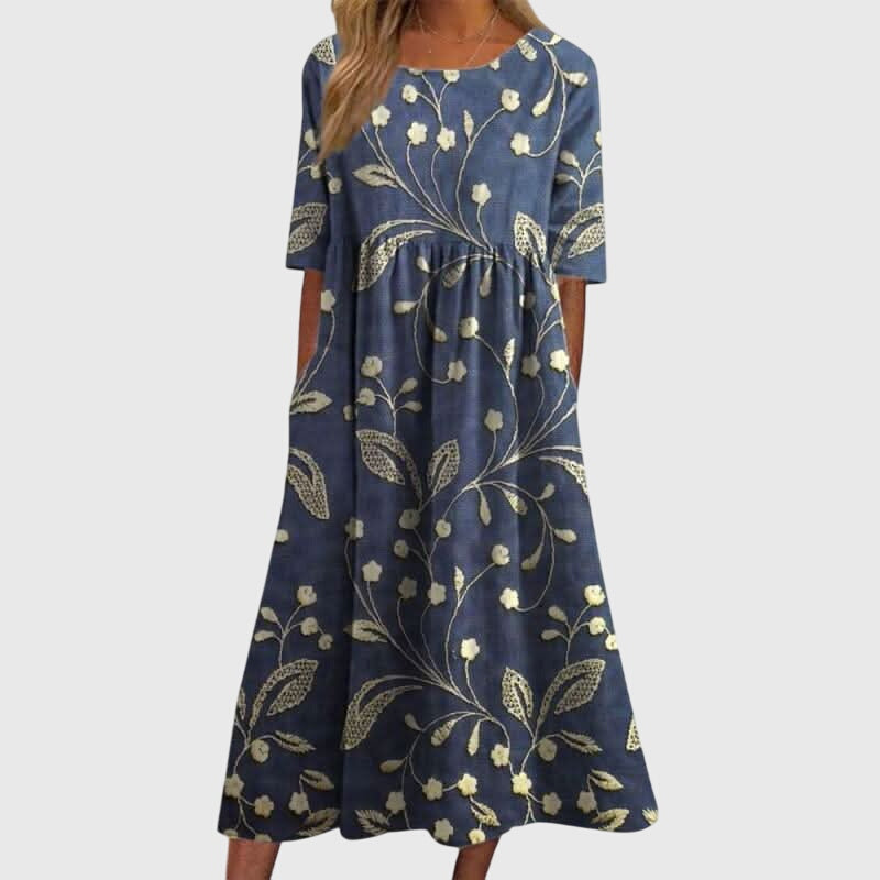 Dazzling Women's Dress | Flowy Silhouette, Everyday Elegance 0