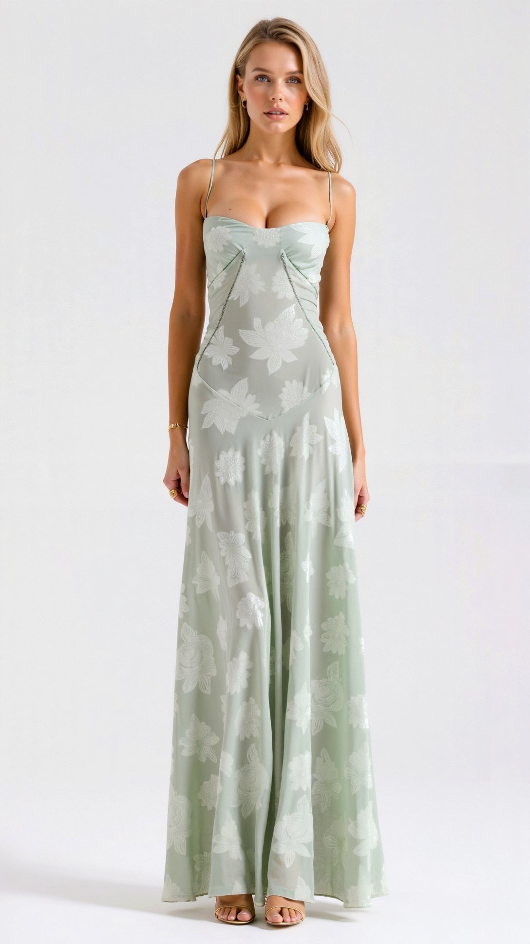Elegant Women's Maxi Dress | Slip Silhouette for Special Occasions 6