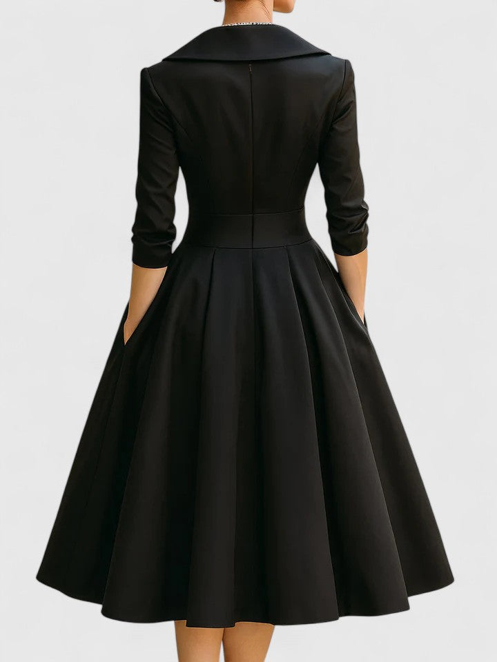 Elegant Women's Midi Dress | Versatile Design 3