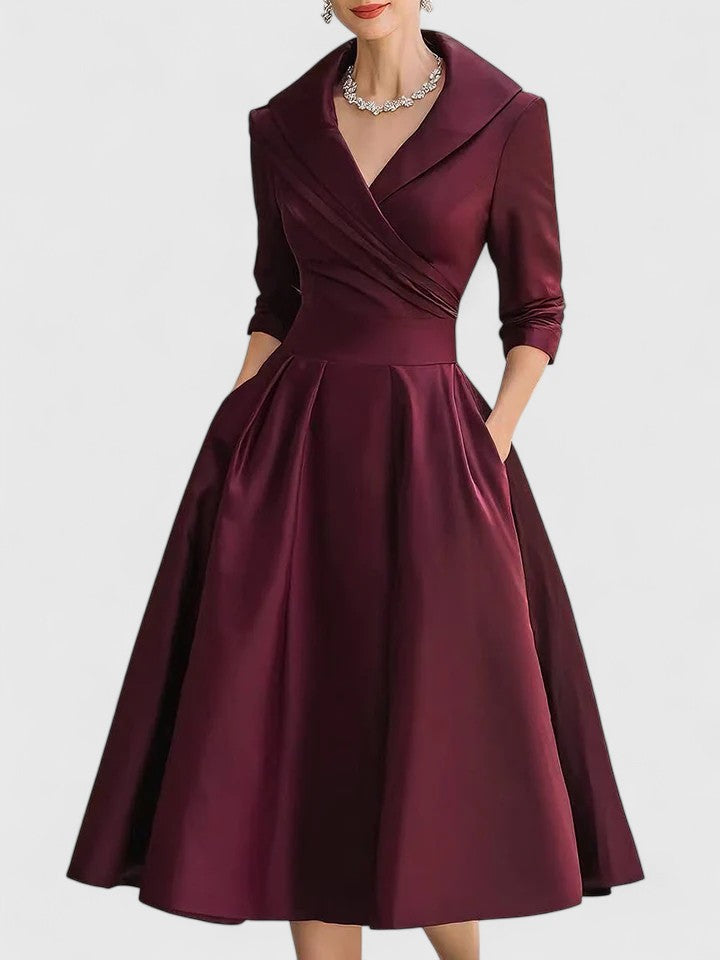 Elegant Women's Midi Dress | Versatile Design 5