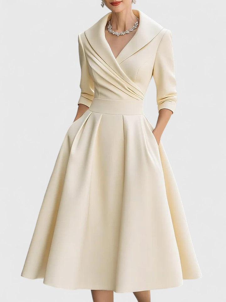 Elegant Women's Midi Dress | Versatile Design 6