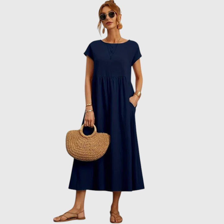 Fenella Women's Midi Dress | Lightweight, Breathable Fabric, Relaxed Fit 1