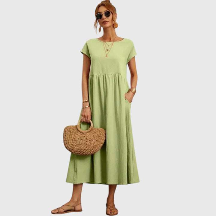 Fenella Women's Midi Dress | Lightweight, Breathable Fabric, Relaxed Fit 3