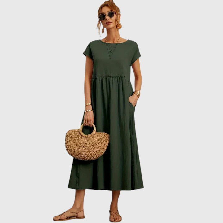 Fenella Women's Midi Dress | Lightweight, Breathable Fabric, Relaxed Fit 4