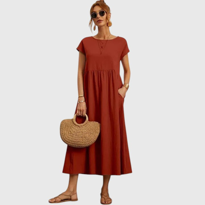 Fenella Women's Midi Dress | Lightweight, Breathable Fabric, Relaxed Fit 7