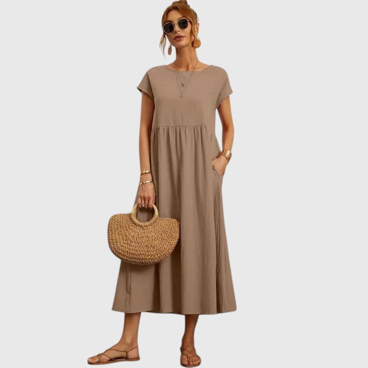 Fenella Women's Midi Dress | Lightweight, Breathable Fabric, Relaxed Fit 8
