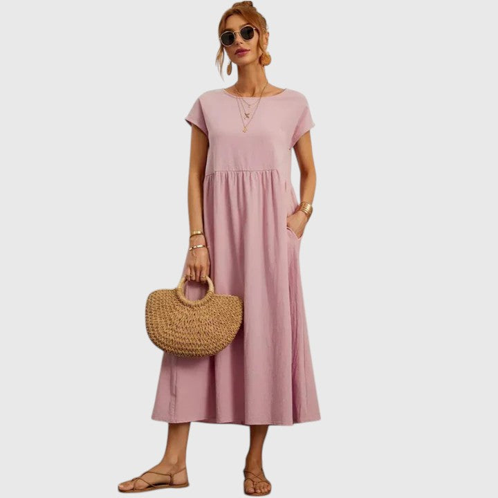 Fenella Women's Midi Dress | Lightweight, Breathable Fabric, Relaxed Fit 9