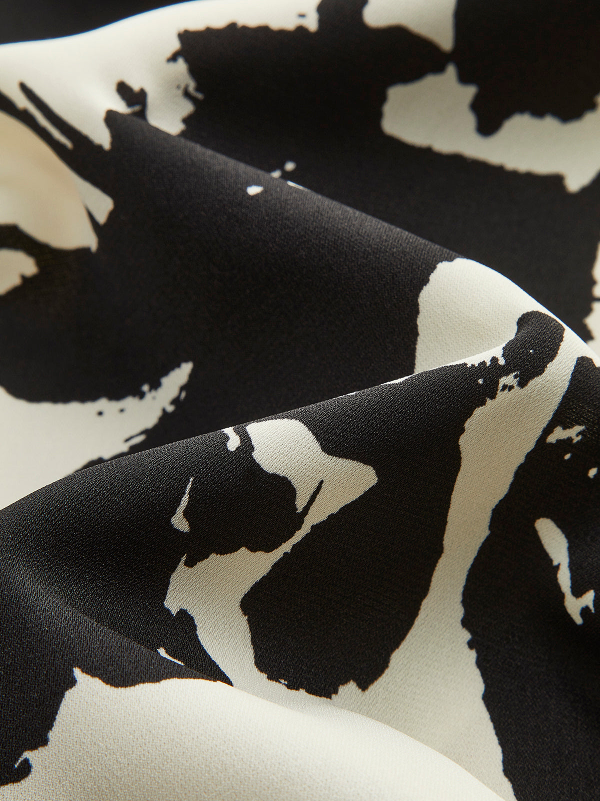 Flora Women's Maxi Skirt | Abstract Floral Print, Satin Fabric 3