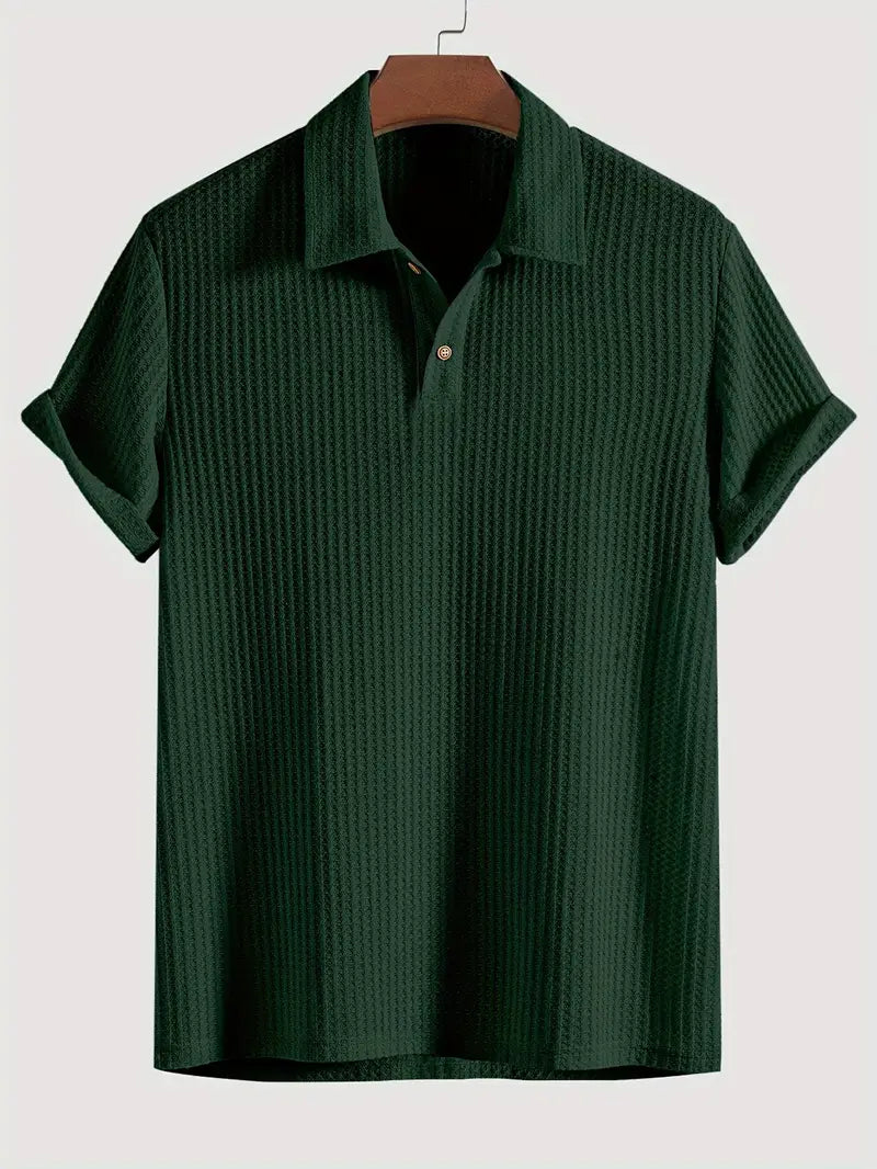 Harbor Men's Polo Shirt | High-Stretch Polyester, Casual Fit 0