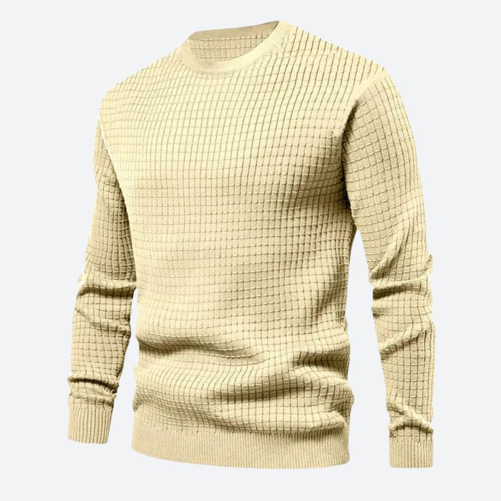 Men’s Casual Lightweight Crew Jumper – Everyday Knit Layer