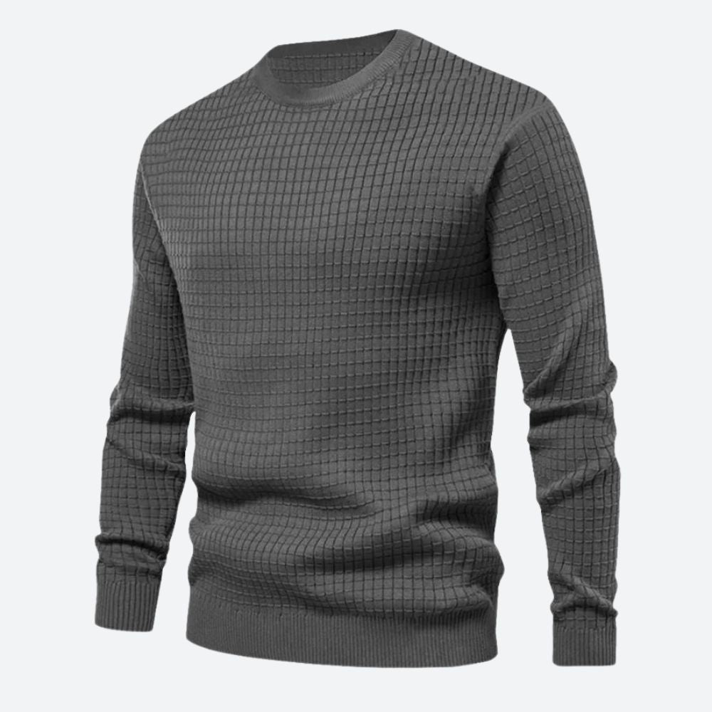 Men’s Casual Lightweight Crew Jumper – Everyday Knit Layer