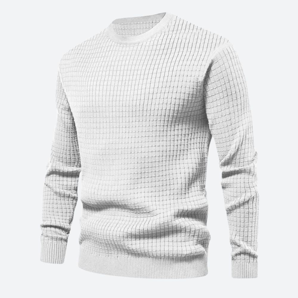Men’s Casual Lightweight Crew Jumper – Everyday Knit Layer