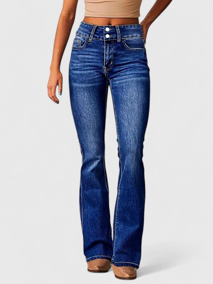 Koralynnae Women's Flare Jeans | Stretch Fabric, Comfortable Fit 2
