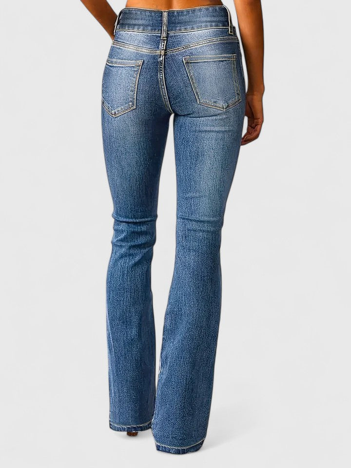 Koralynnae Women's Flare Jeans | Stretch Fabric, Comfortable Fit 3