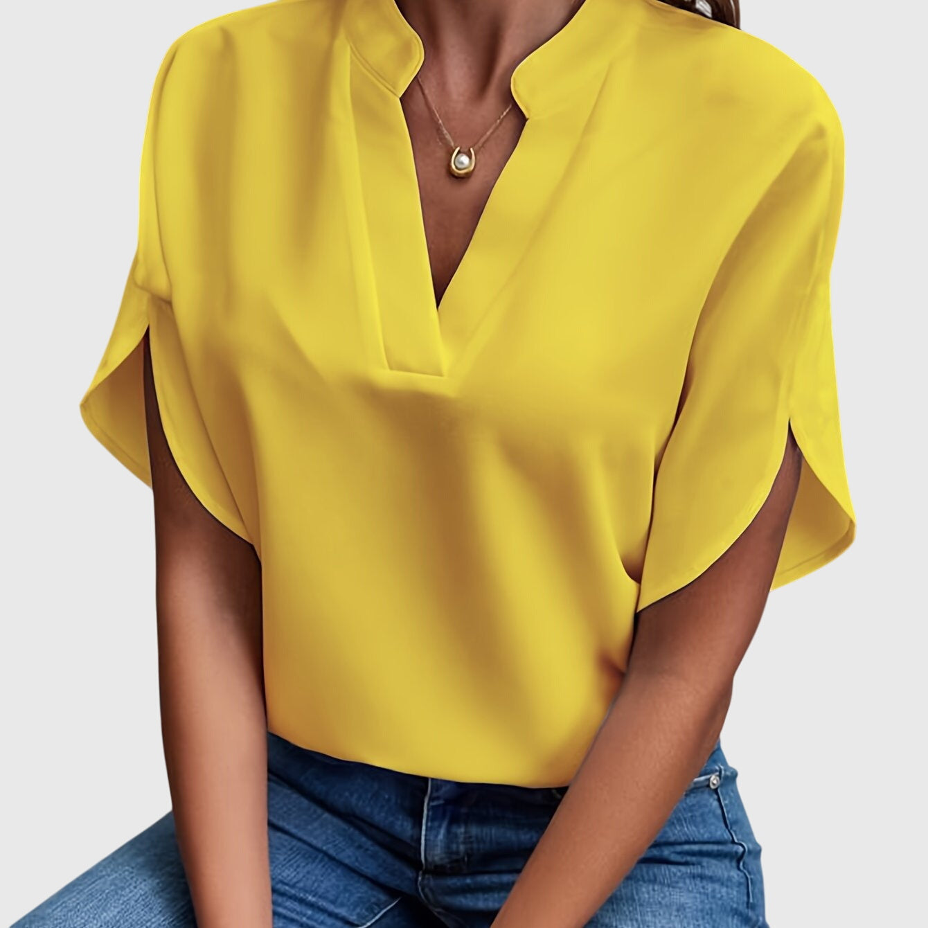 Kristie Women's Blouse | Lightweight Fabric, Tailored Fit 10