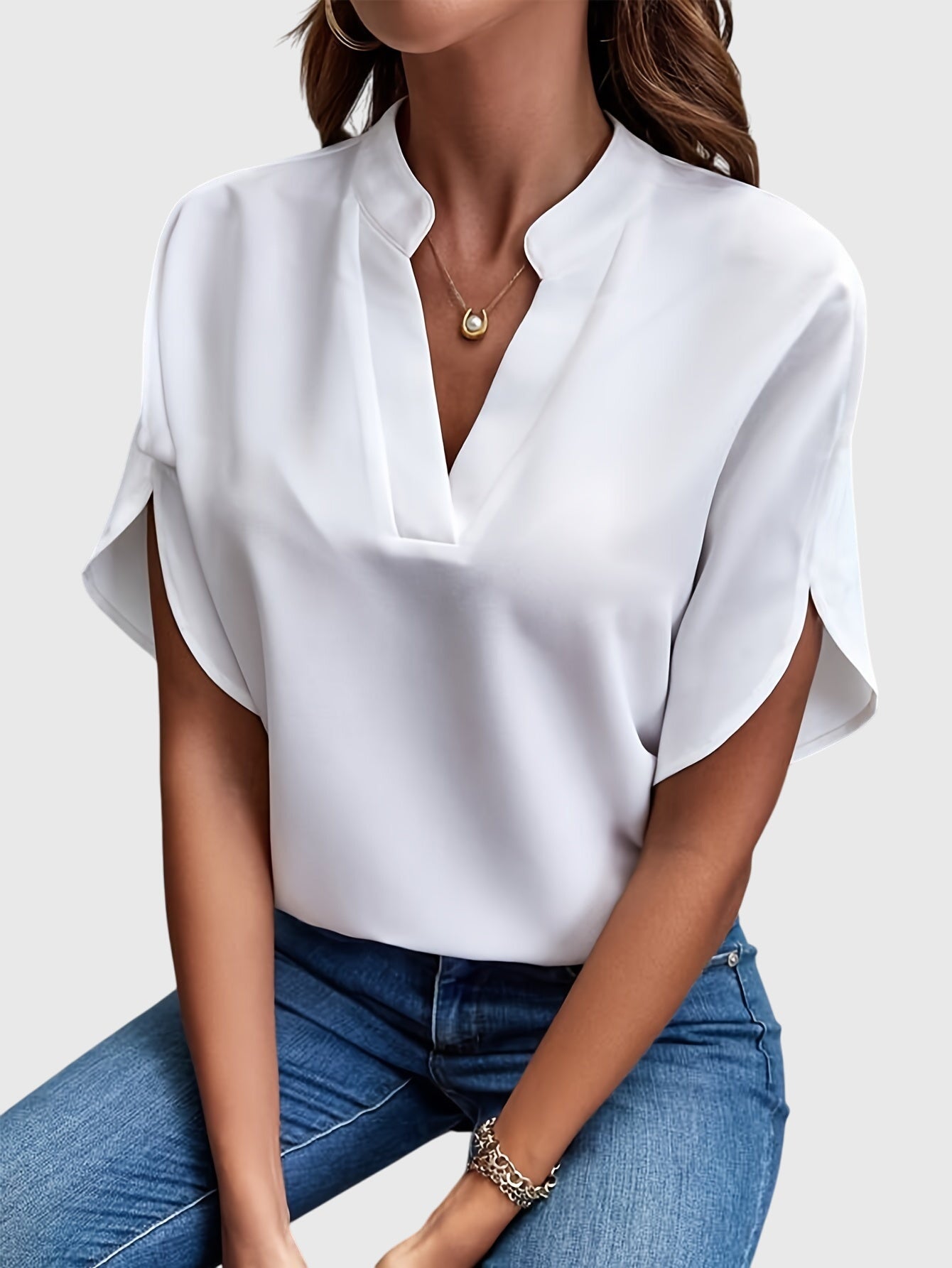 Kristie Women's Blouse | Lightweight Fabric, Tailored Fit 2