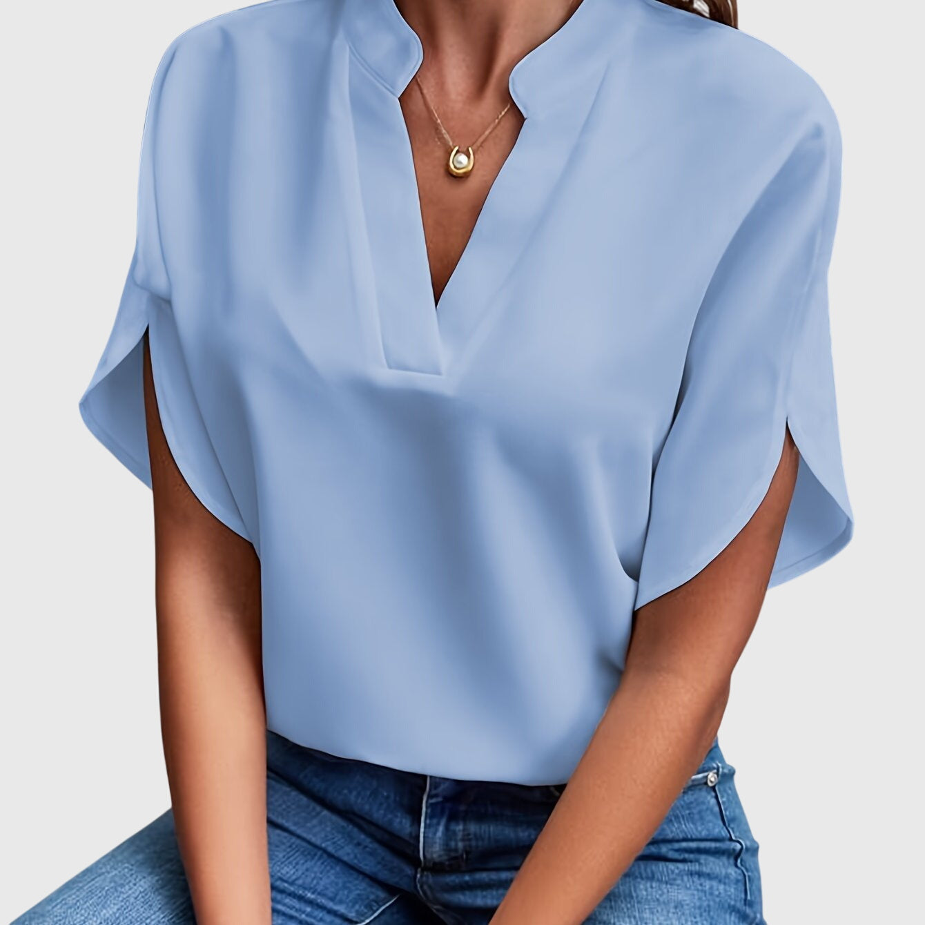 Kristie Women's Blouse | Lightweight Fabric, Tailored Fit 7