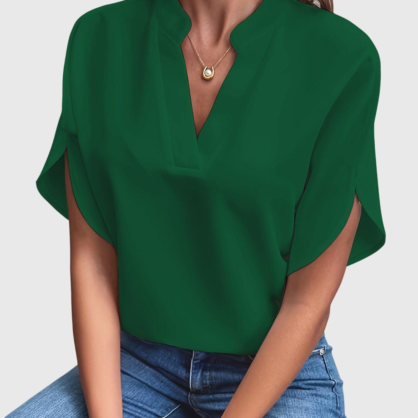 Kristie Women's Blouse | Lightweight Fabric, Tailored Fit 9