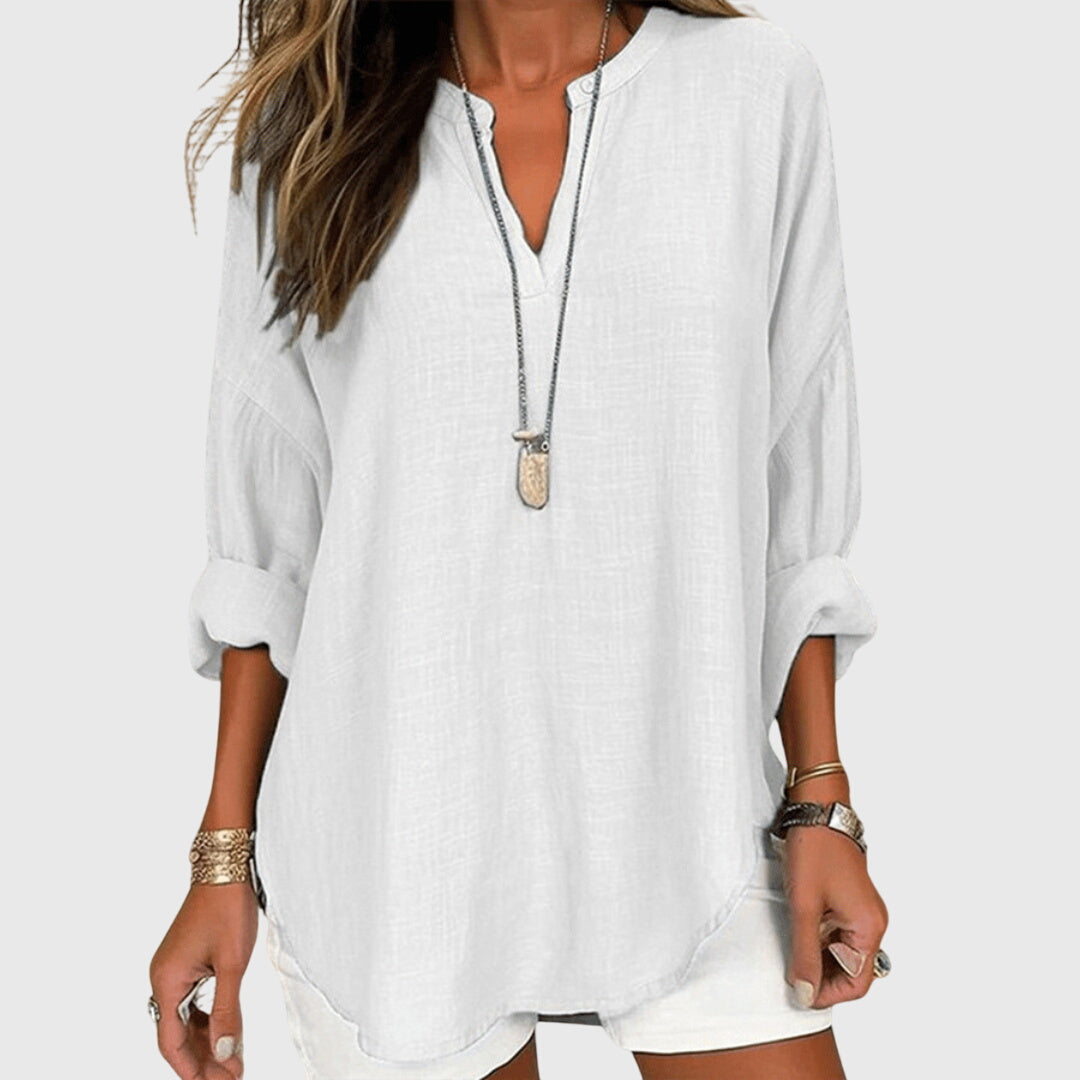 Lena Women's Beach Shirt | Flowy Design, Plus Size Available 1